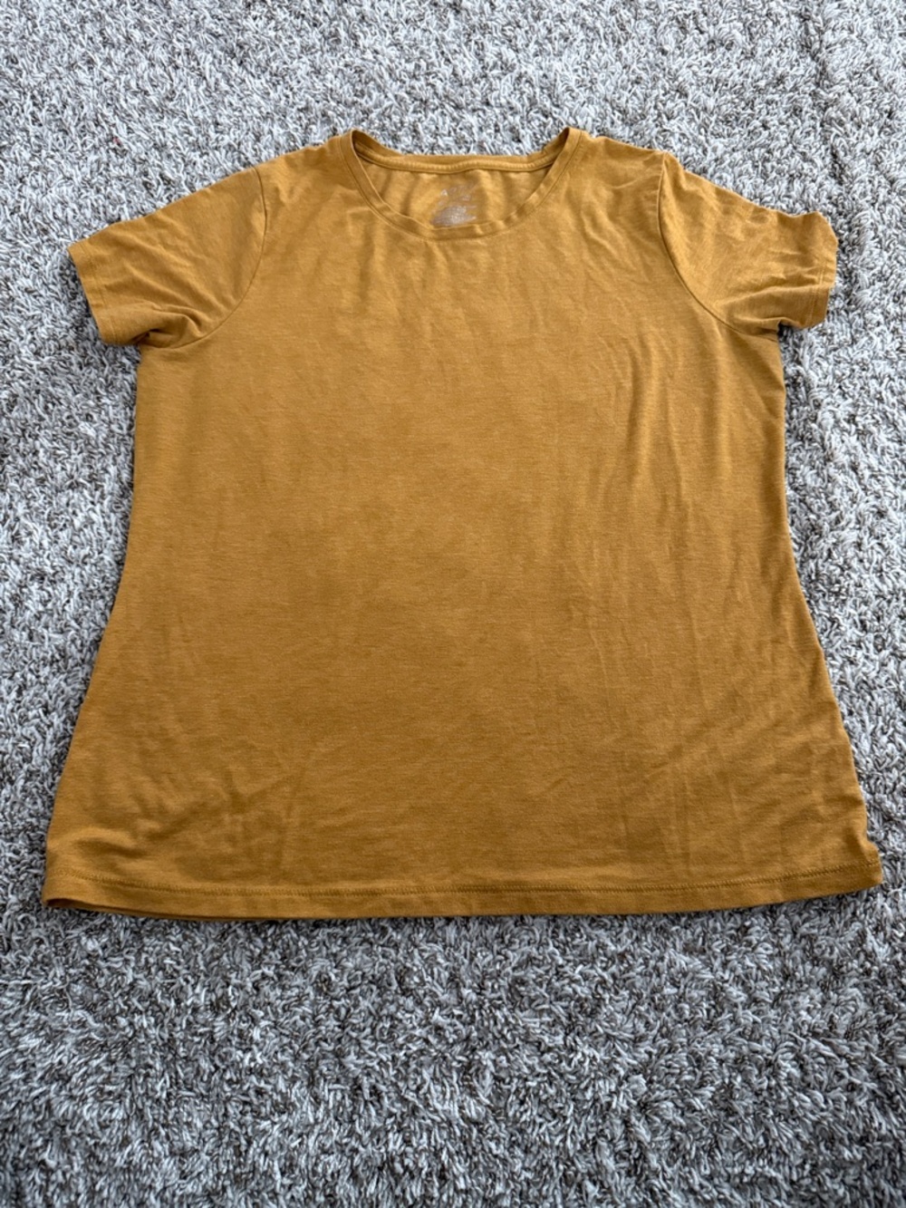 Apt. 9 Golden Mustard Short Sleeve Crewneck Tee
